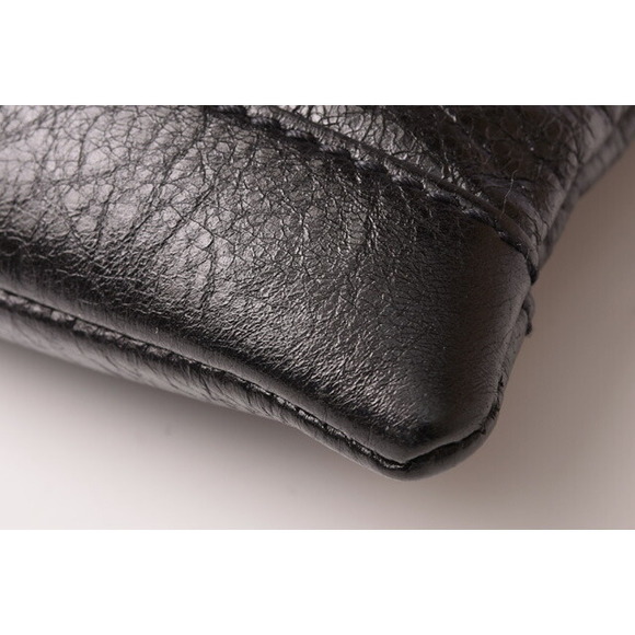 Balenciaga Clutch Bag Shoulder Pouch CLIP ARENA Black - Picture 4 of 8